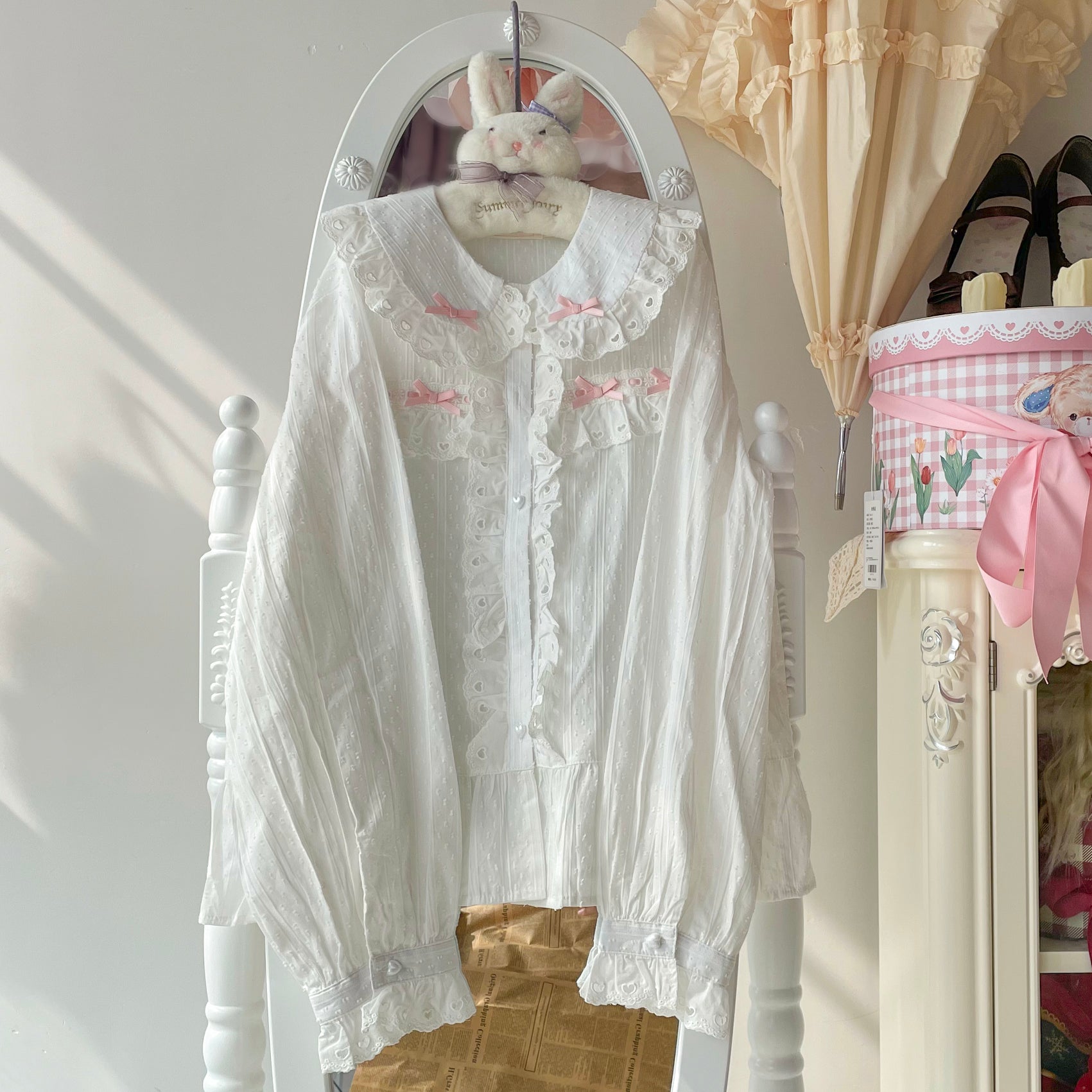 MIST - Sweet Lolita Blouse Doll Collar Multicolor