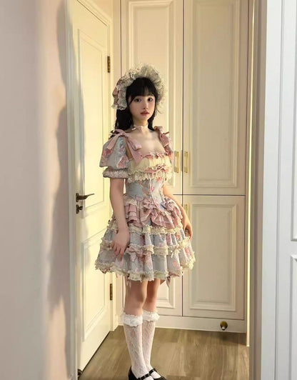 Sweet Wood - Jewel Rose - Plus Size Sweet Lolita Skirt Set in Separate Pieces