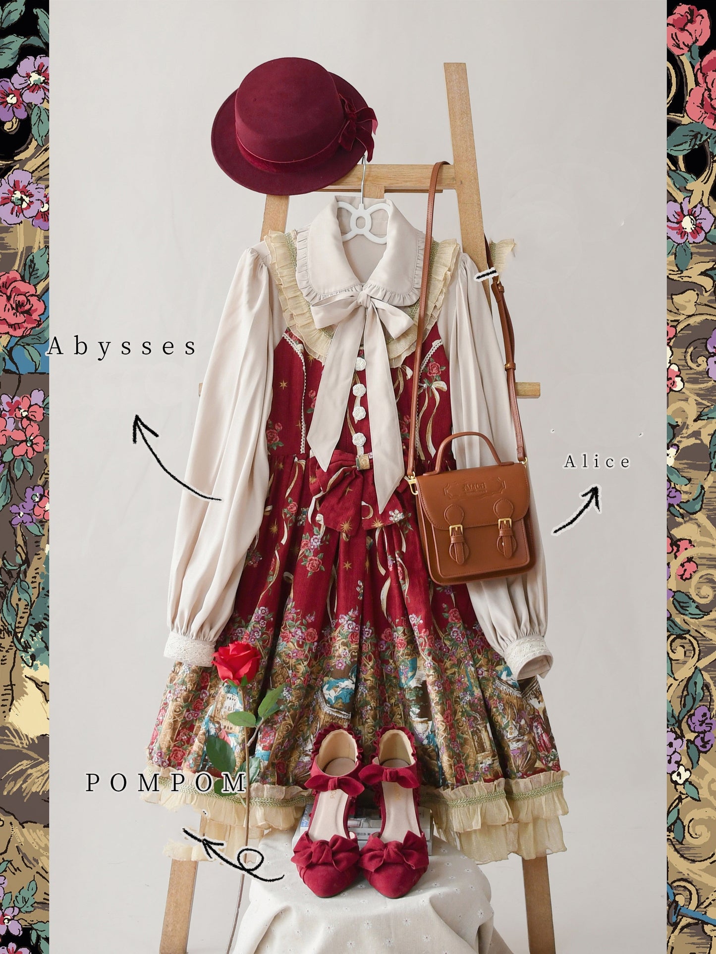 YuanSu - Mayer's Whisper - Vintage Lolita Large Sleeve Blouse