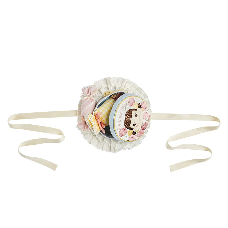 Summer Fairy - IP Collab Kawaii Lolita JSK Shirt Candy Box Hat