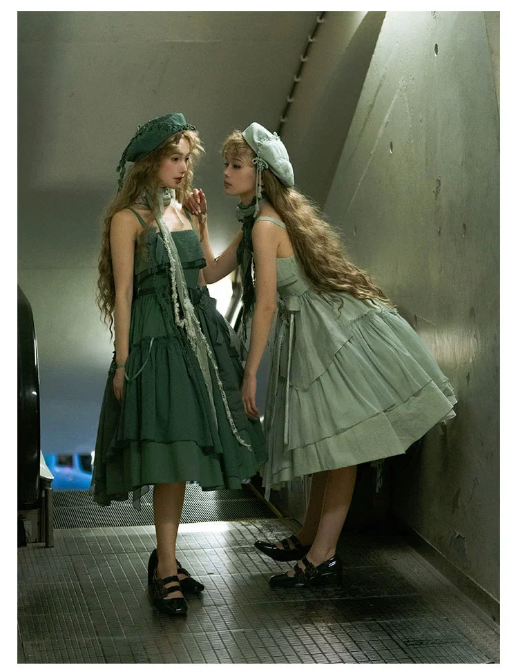 Nuit De Cellophane - A Thousand Moonfalls - Elegant Lolita JSK Dress Thin Cardigan