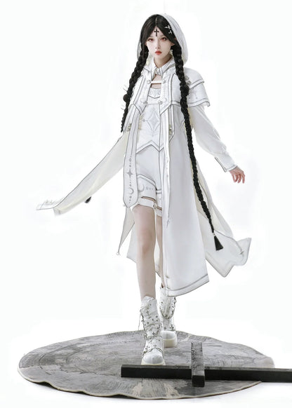 Cornfield Lolita - Bionic Dimension - Cyber-Lolita Techwear Cloak Set