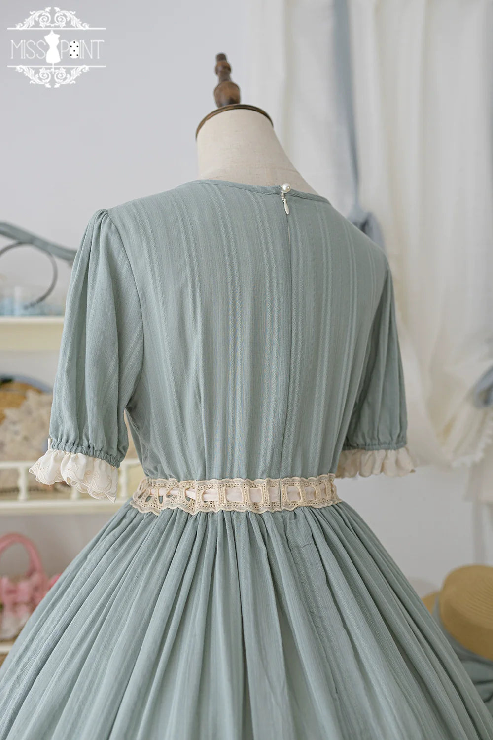 Miss Point - Customized Elegant Lolita OP Dress Cute Daily Girl Short Lolita Dress