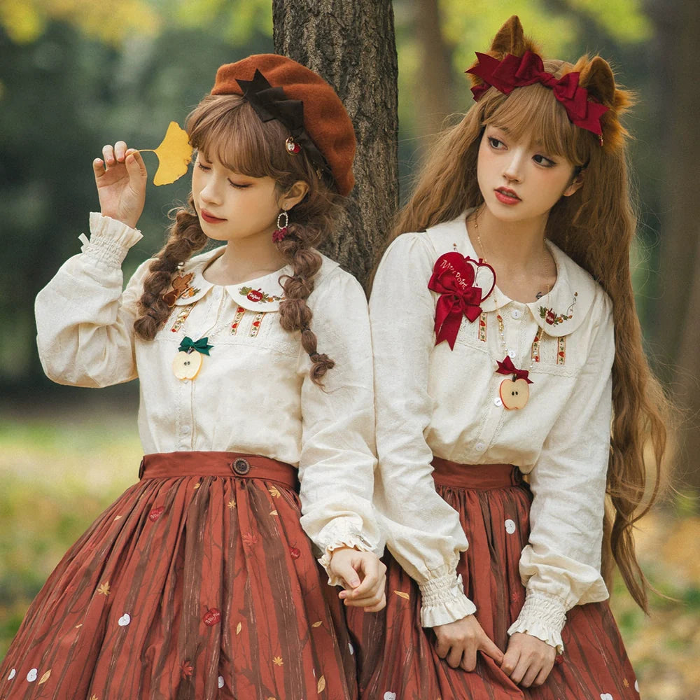 Miss Point - Chuby Box in the Forest - Elegant Lolita Necklace Brooch KC Beret Accessories