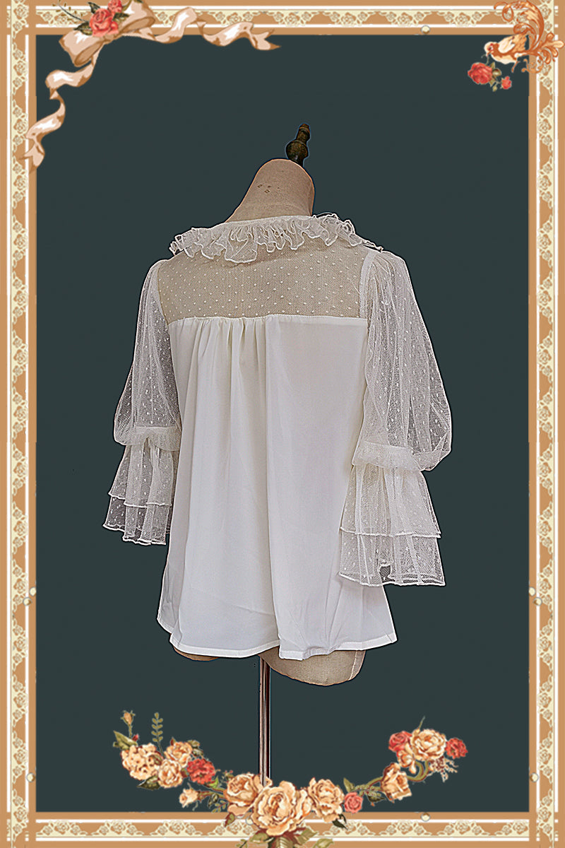 Infanta - Doll Lolita Puff Sleeve Blouse