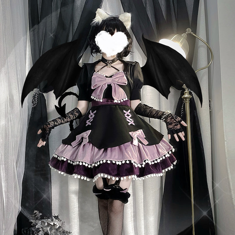 With PUJI - Confession Function - Wool Kawaii Lolita JSK Dress Suit