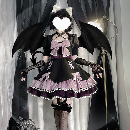 With PUJI - Confession Function - Wool Kawaii Lolita JSK Dress Suit