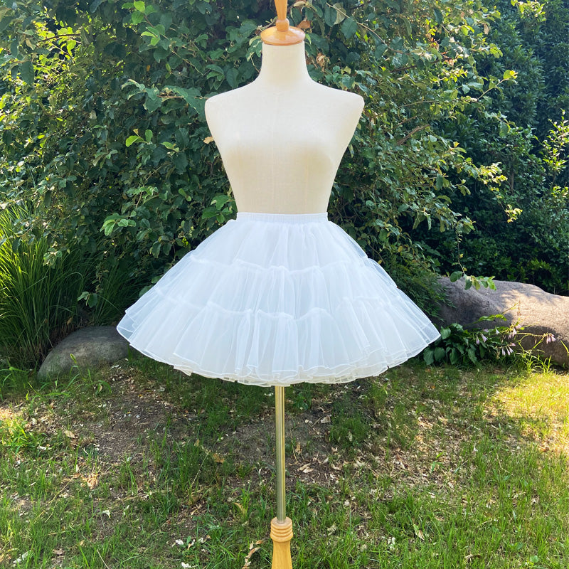 Flower Fieldhappy Event - Lolita White A-Line Shape Petticoat