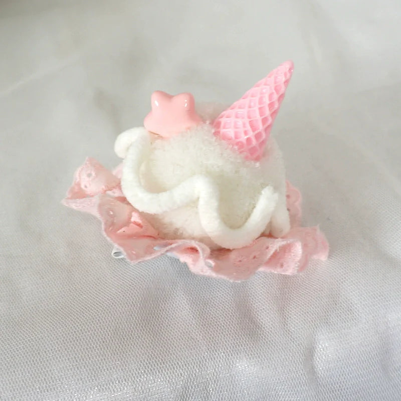 MaoJiang Handmade - Sweet Lolita Headdress Ice Cream Cone Hair Clip