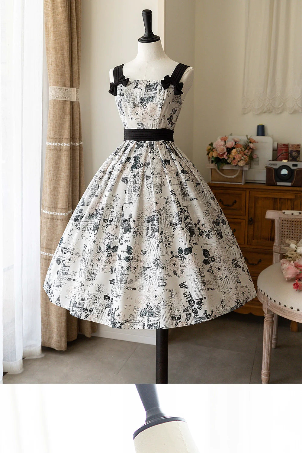 Forest Wardrobe - Forest Holiday - Elegant Lolita Foral Print JSK Dress Multicolors