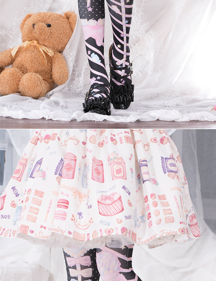 Roji roji - Holy Mace Fairy Kei Lolita Stockings
