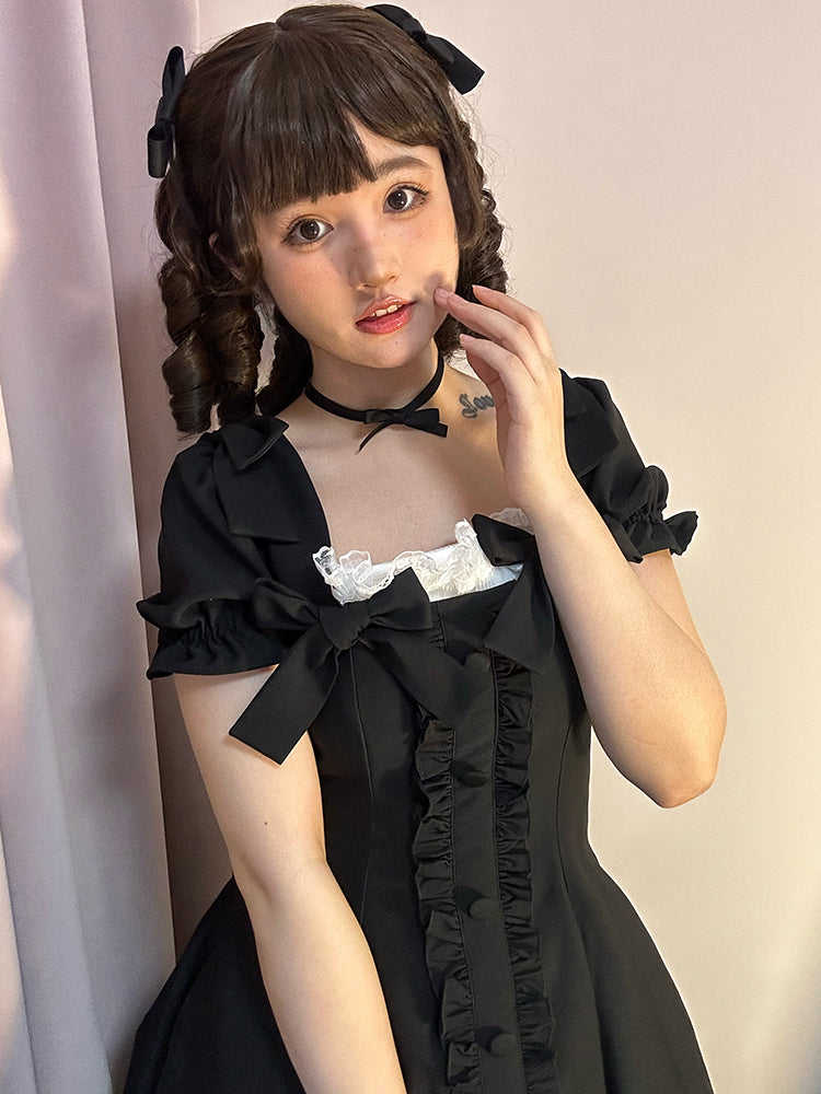 Sweet Wood - Long Vesion Elegant and Vintage Lolita OP