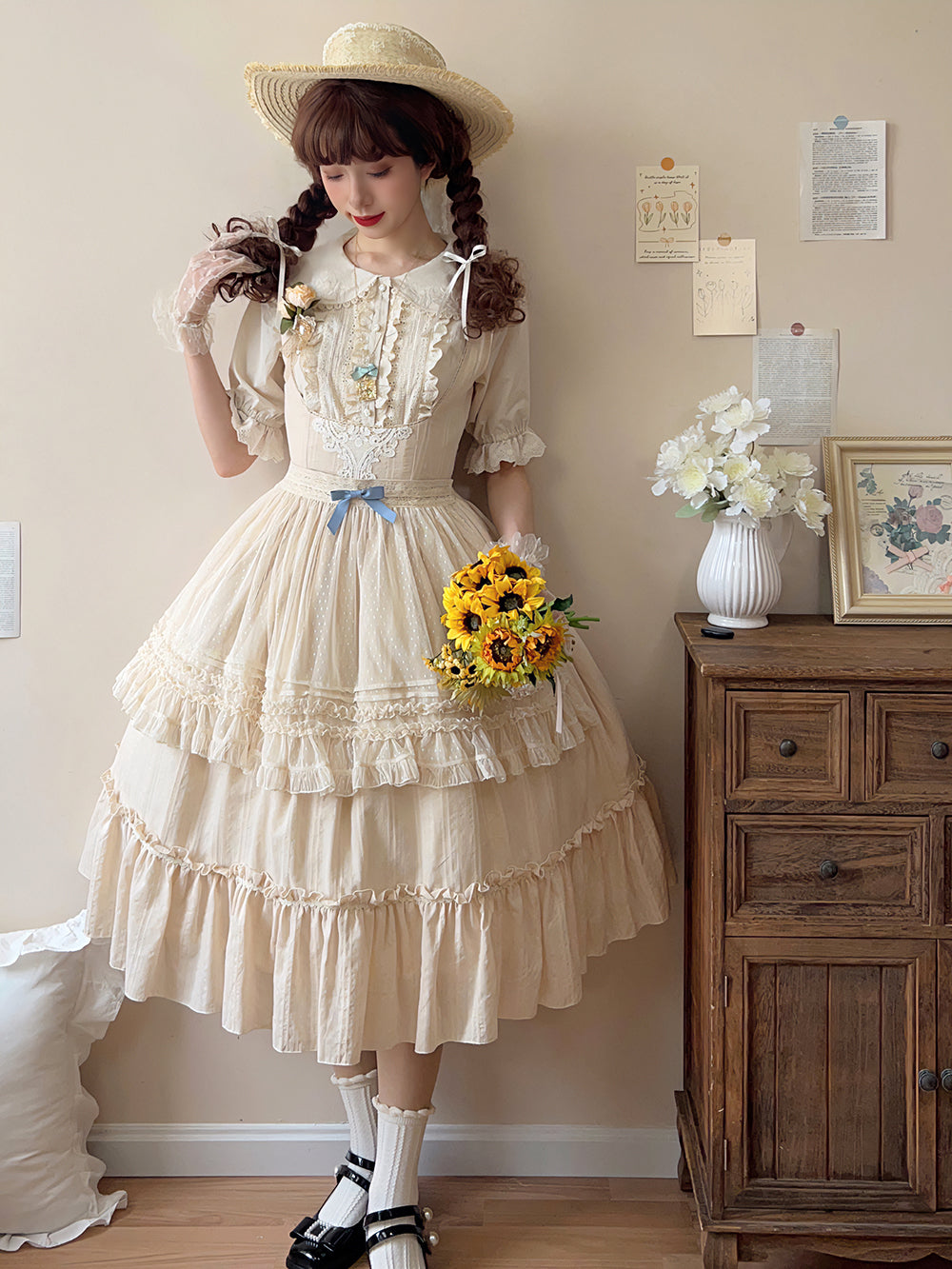 Miss Point - Happy Summer - Elegant Lolita Floral JSK Dress