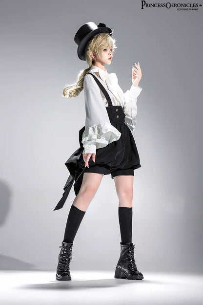 Princess Chronicles - Doll - Black Ouji Lolita Hat Retro Prince Bowler Hat