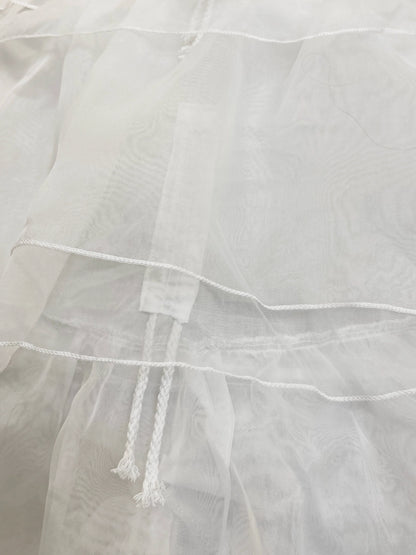 Caged Bird Hotel - Caged Bird - Lolita Petticoat White Plus Size Triple Layer Hoop Petticoat