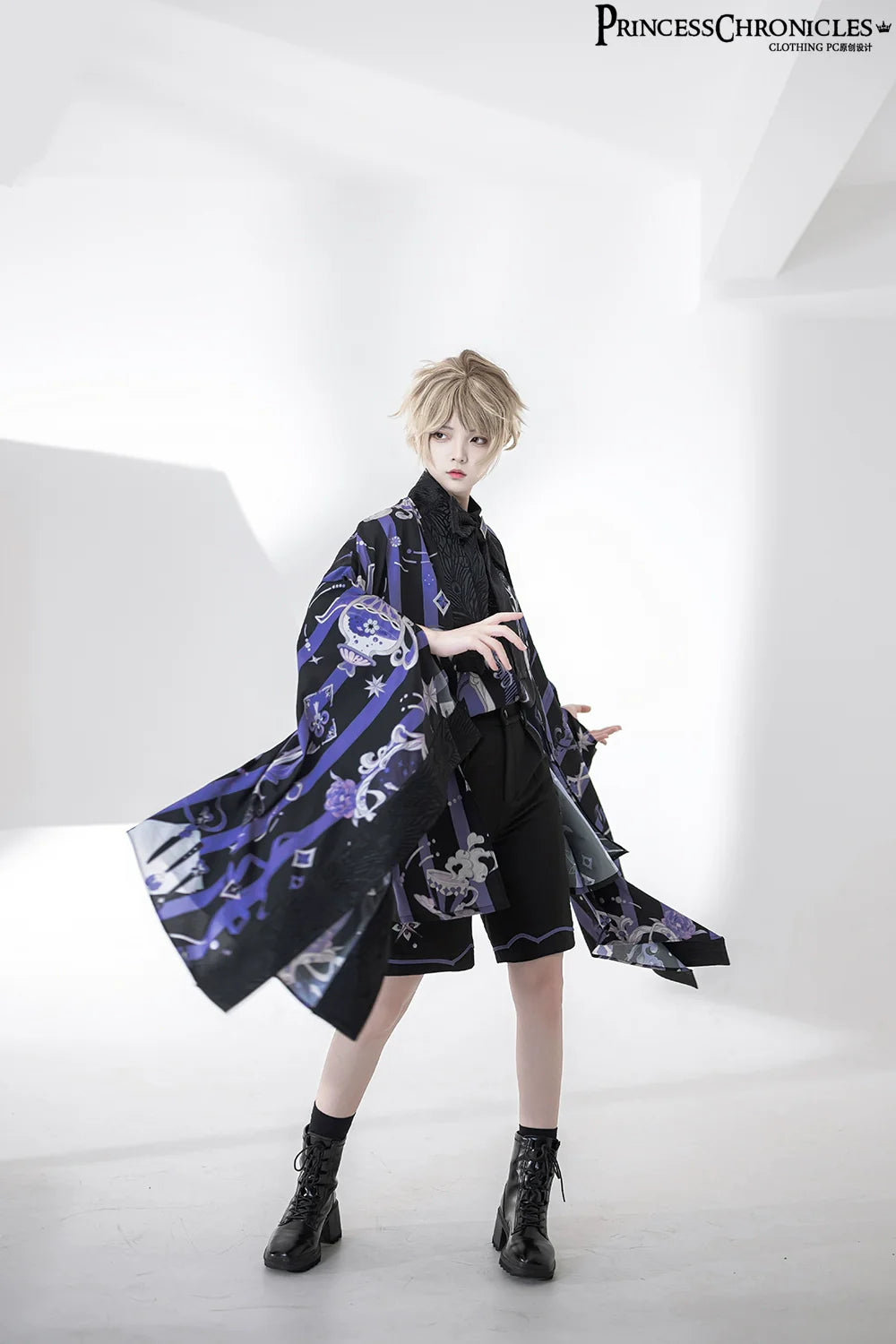 Princess Chronicles - Summer Sunscreen Loose Vintage Printed Haori Outerwear