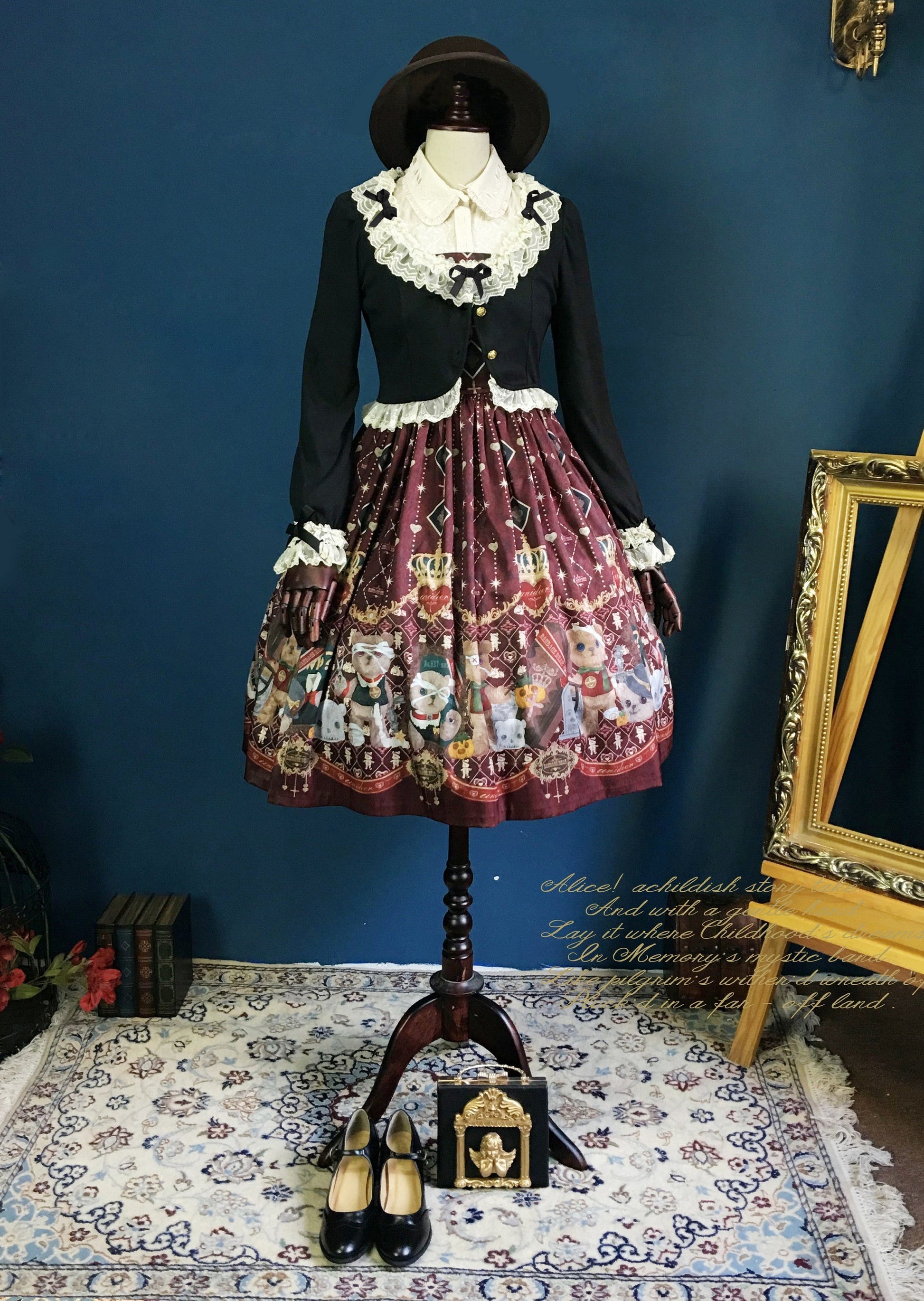 Unideer - Prelude - Elegant Lolita Bolero Jacket with Lace Ruffle Frill