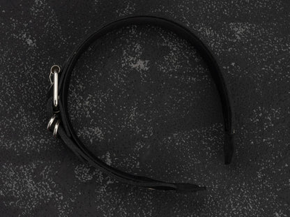 Strange Sugar - Gothic Lolita KC Faux Leather Punk Lolita Hair Accessories