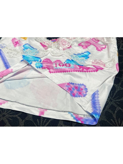 Fancy Pop Print Lace Camisole【s0000002518】