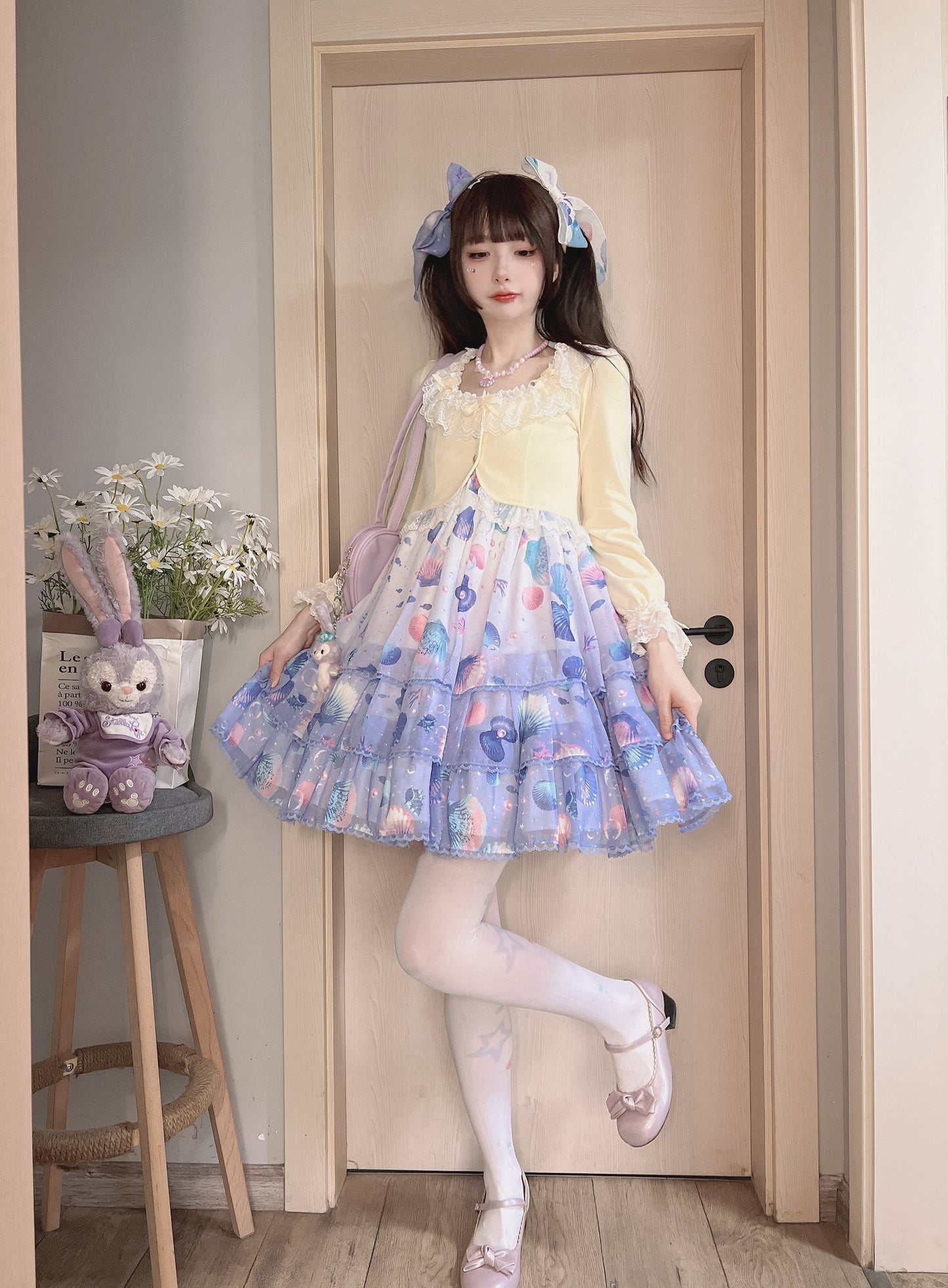 Unideer - Prelude - Elegant Lolita Bolero Jacket with Lace Ruffle Frill