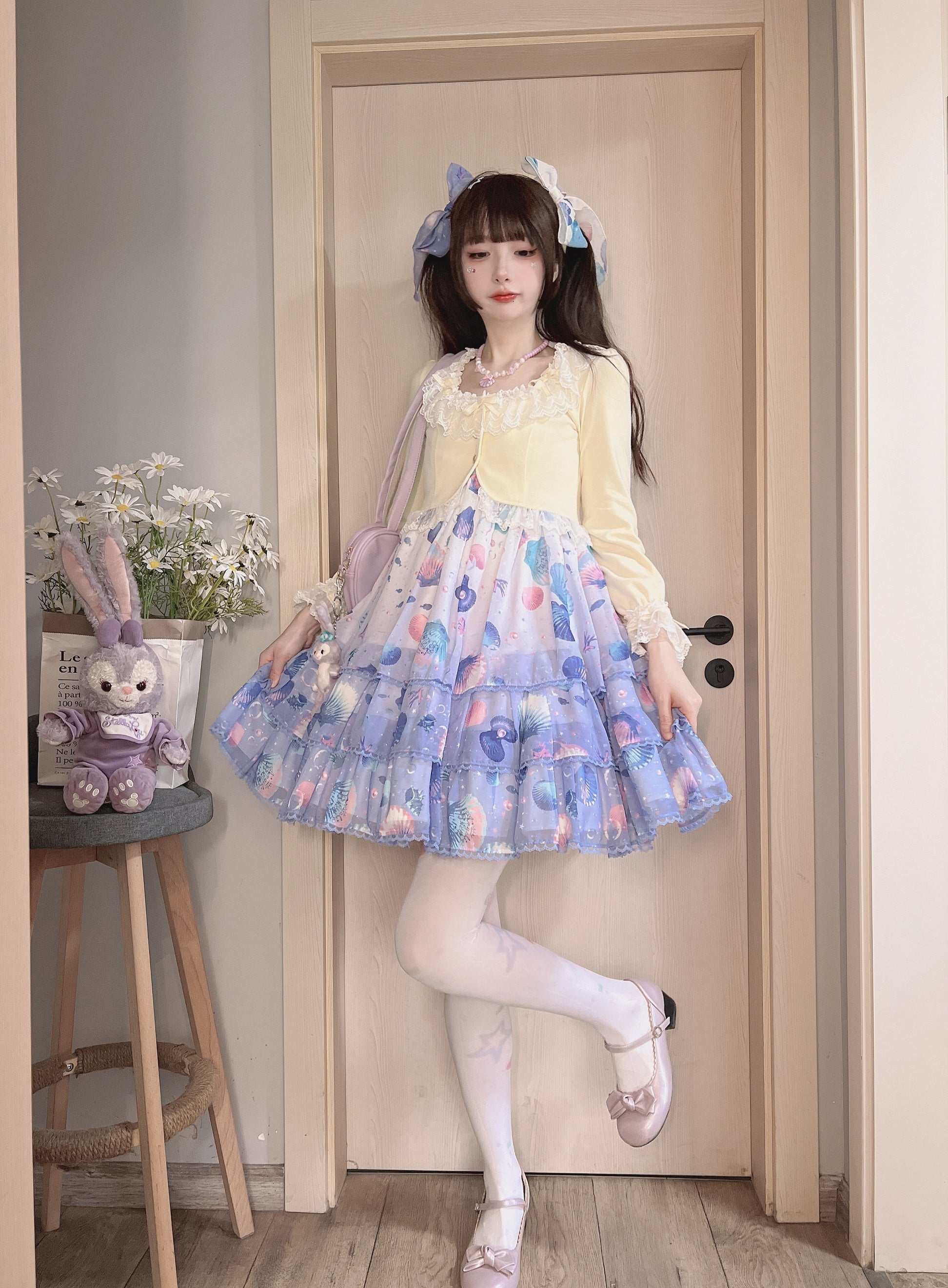 Unideer - Prelude - Elegant Lolita Bolero Jacket with Lace Ruffle Frill