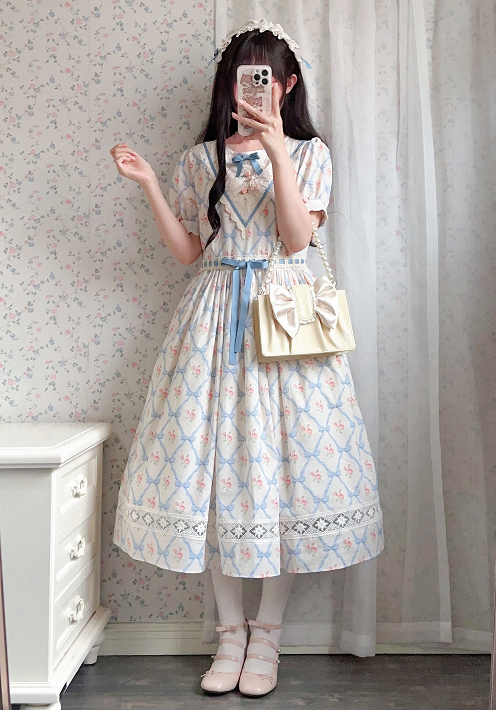 Miss Point - Happy Summer Elegant Lolita Floral OP Dress