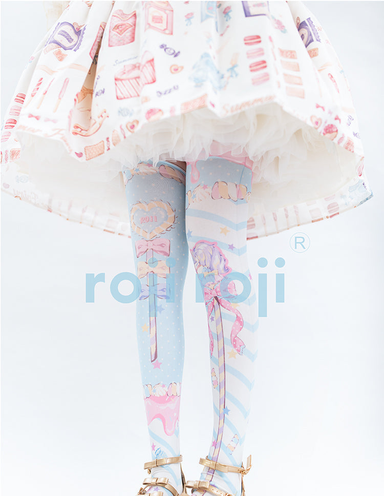 Roji roji - Holy Mace Fairy Kei Lolita Stockings