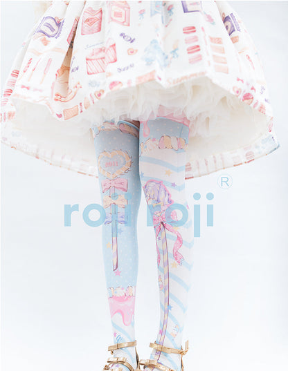 Roji roji - Holy Mace Fairy Kei Lolita Stockings