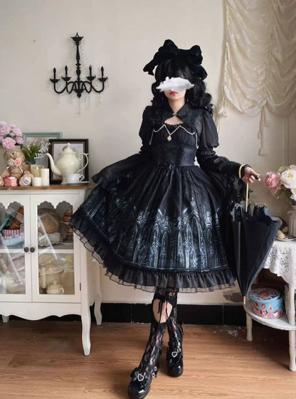 Sugar Girl - Silent Night Church - Gothic Lolita JSK Dress & Bolero