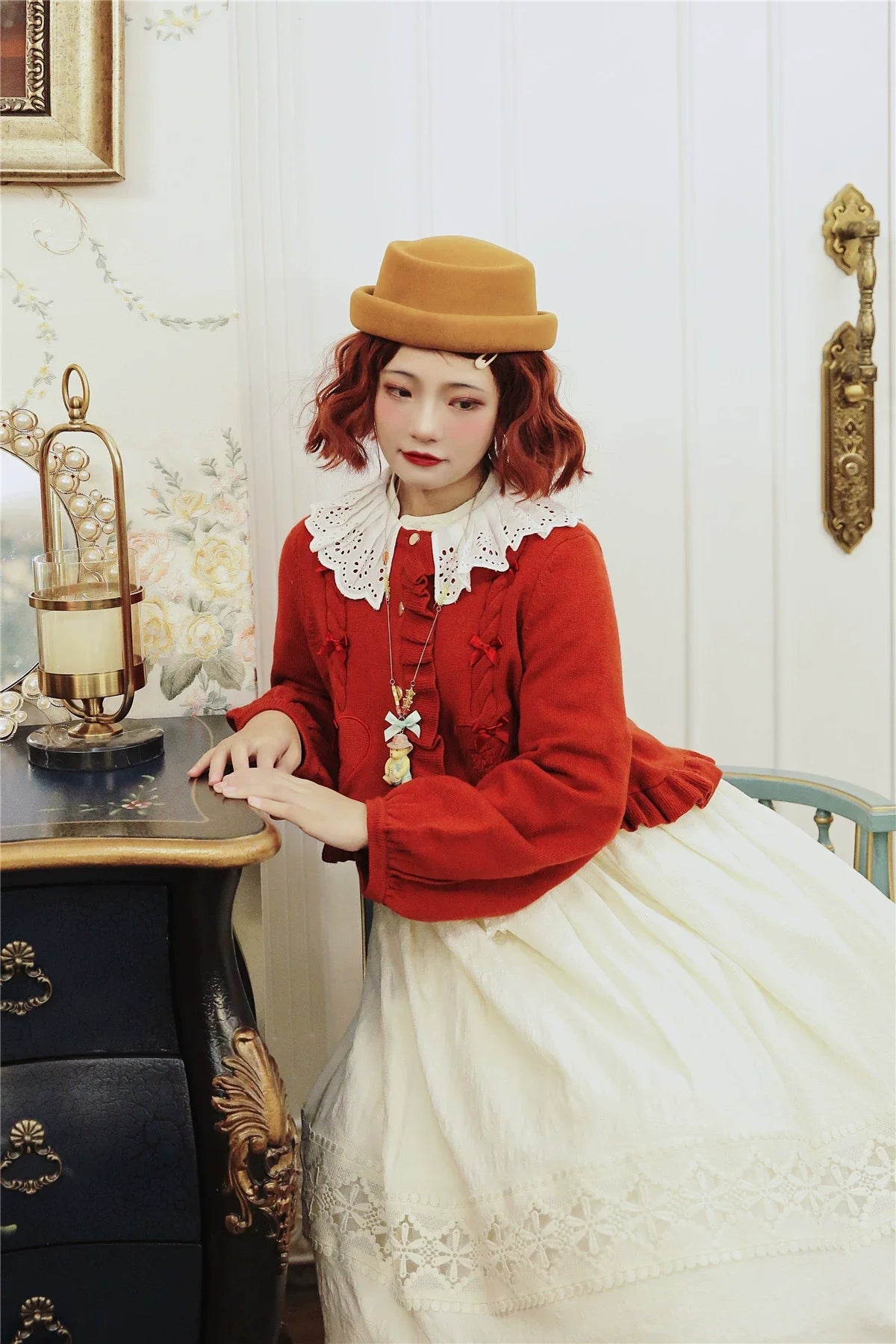 Dark Star Island - Sugar Frost - Sweet Lolita Cardigan Knit Embroidered Sweater