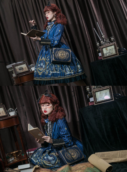 Morning Glory - The Star-Moon Grimoire - Sweet Lolita Crossbody Clamshell bag