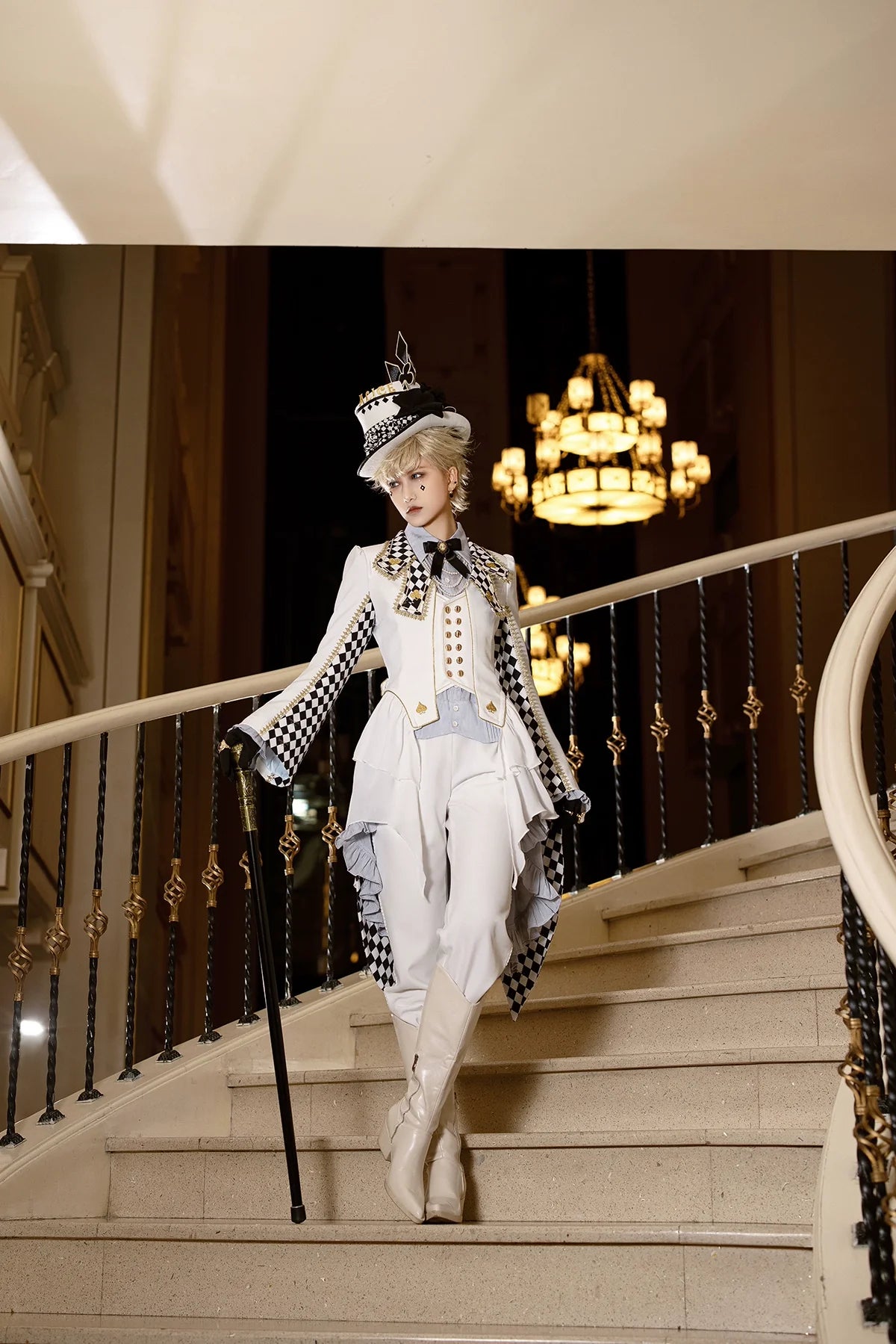 Immortal Thorn - Immortal Paperless Promise - Ouji Lolita Blouse Long Back Tail Shirt