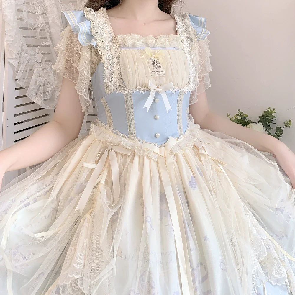 Yuexi - Plus Size Lolita Blouse Versatile Daily Loose Shirt