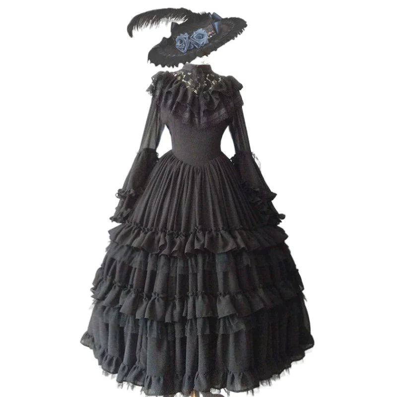 Teddy Bear - Halloween Gothic Wedding Lolita OP Dress