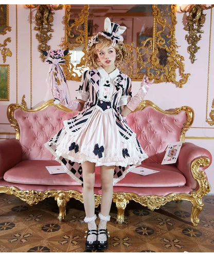 Sakurahime - Werid Theatre - Sweet Lolita Blackpink Stripe OP