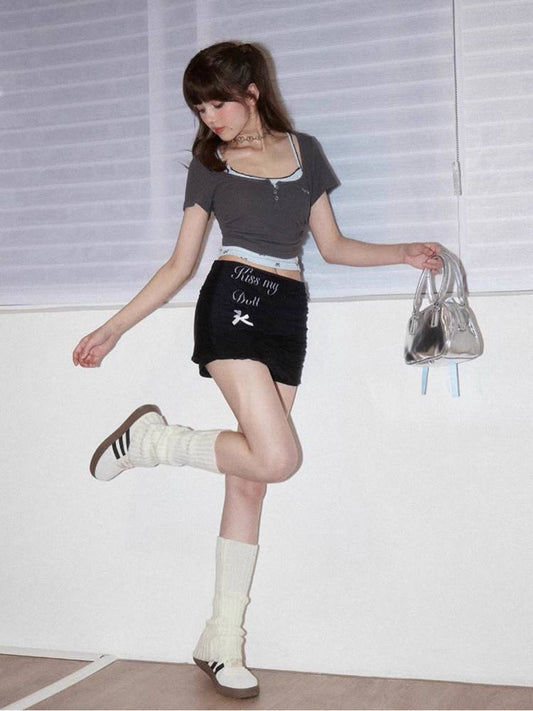 Fake two-piece t-shirts【s0000008895】