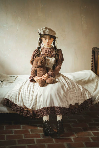 Miss Point - Classical Chocolate - Classic Lolita Blouse Customized Reteo Lolita Shirt