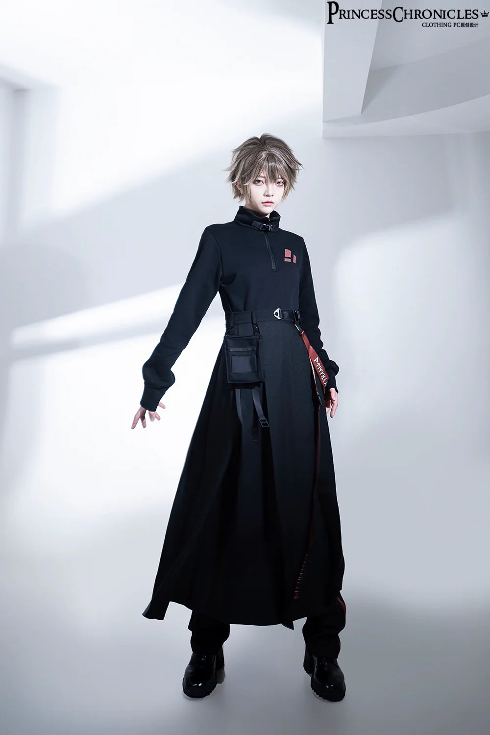 Princess Chronicles - Nameless Blade - Waste Soil Ouji Lolita Slim Black Pants