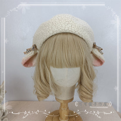 Cocoa Jam - Upgrade 3D Sheep Ear Lolita Beret