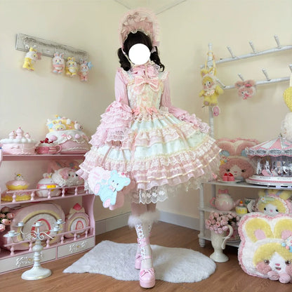 Hanguliang - Star Love Song - Wedding Sweet Lolita JSK Suit Doll-like Dress