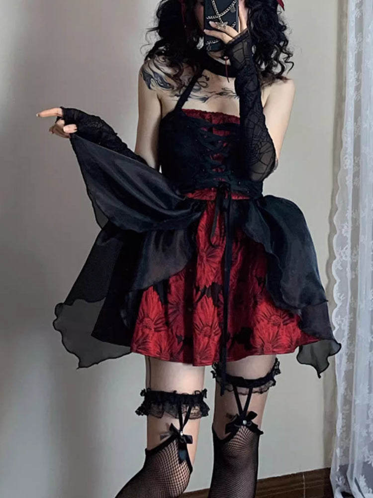 Dark princess tutu skirt dress【s0000006234】