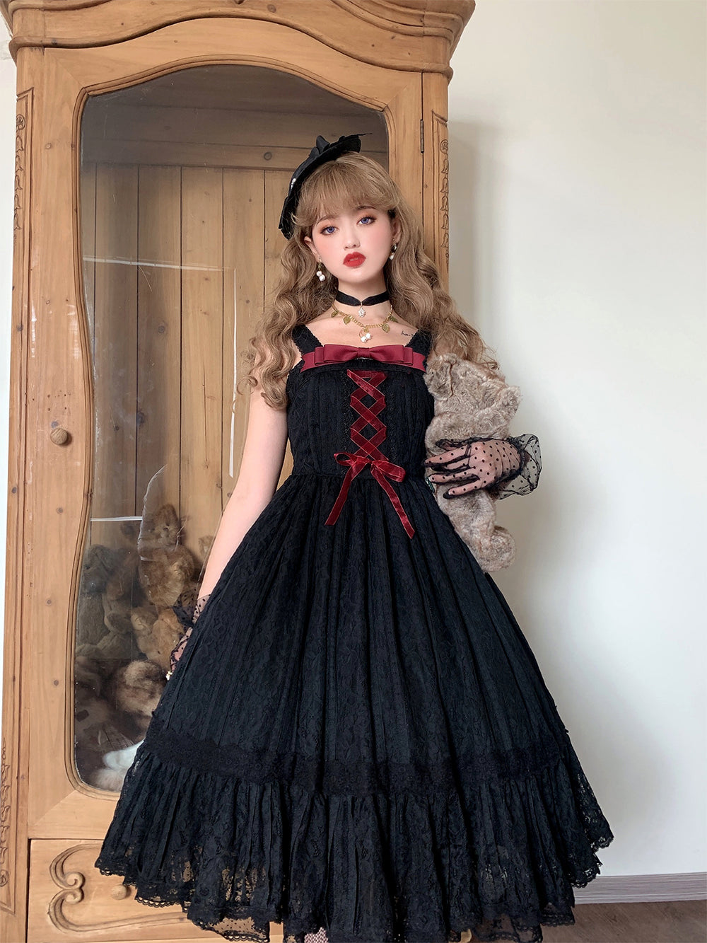 Miss Point - Woody Rose - Retro Classic Lolita JSK