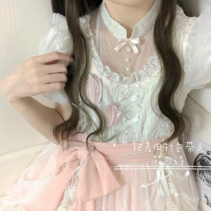 Cornfield Lolita - Elegant Lolita Dress Short Sleeve OP