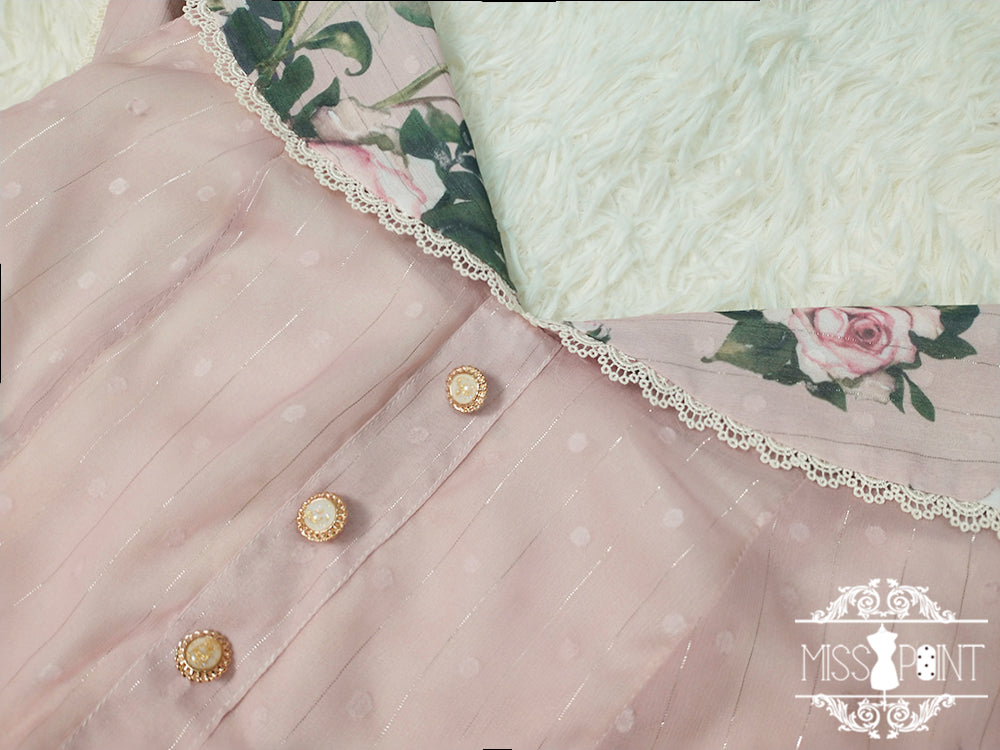 Miss Point - French Rose - Elegant Lolita JSK Dress