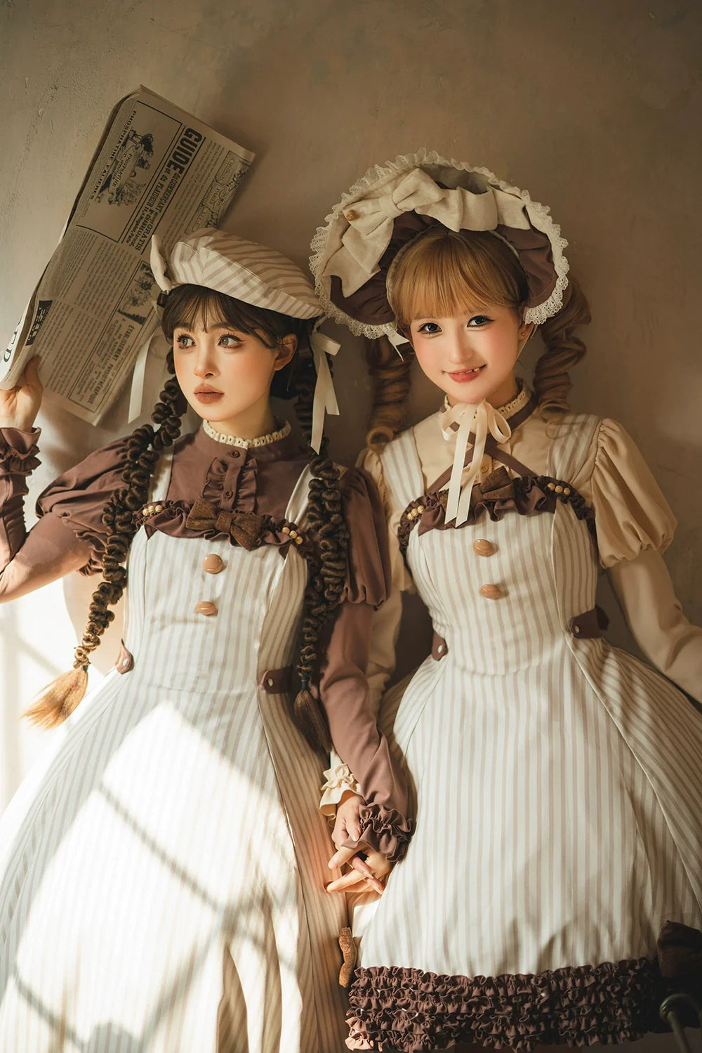 Miss Point - Classic Lolita JSK Customized Stripe Lolita Dress