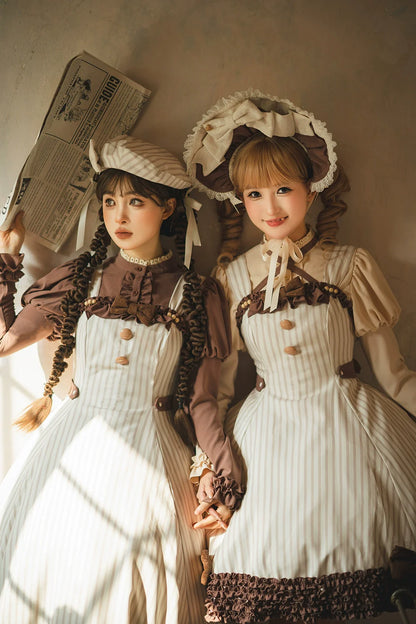 Miss Point - Classic Lolita JSK Customized Stripe Lolita Dress