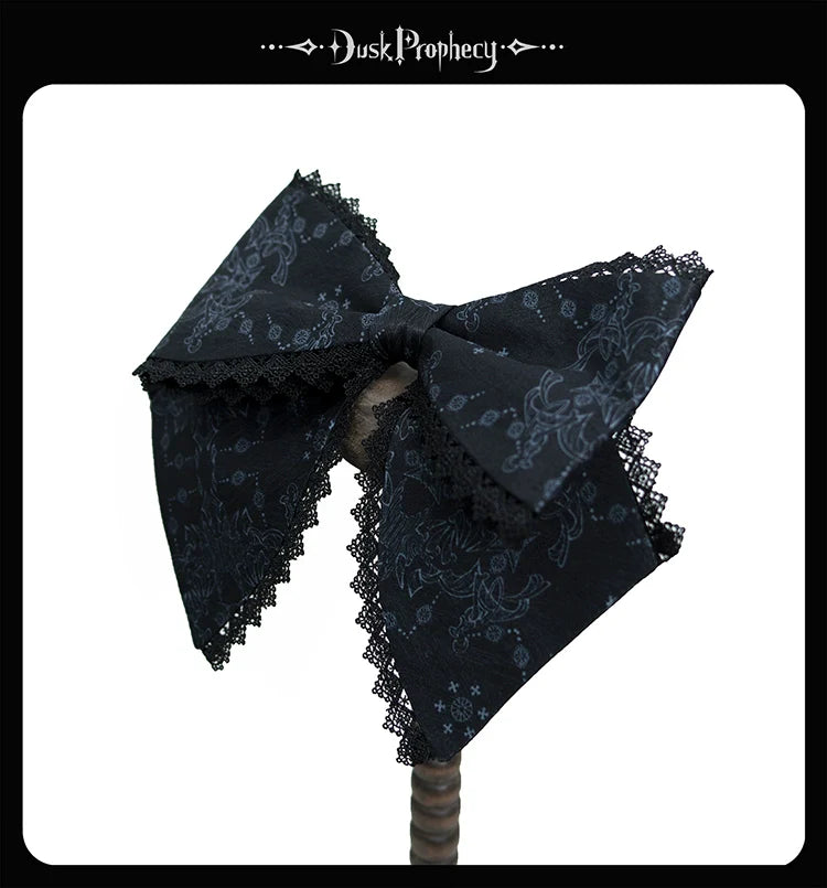 DuskProphecy - Coccyx - Elegant Lolita Hair Accessories Set Multicolors