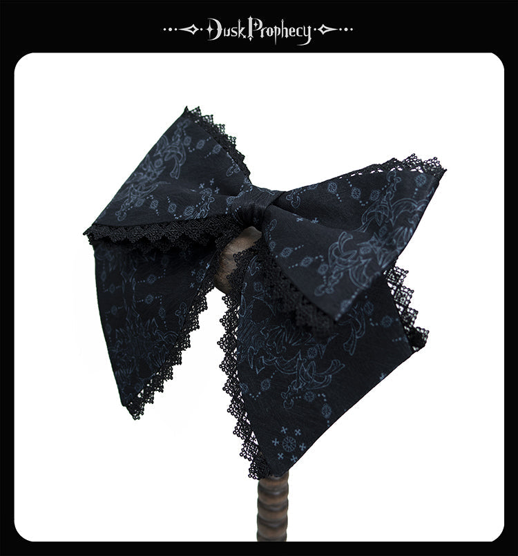 DuskProphecy - Coccyx - Elegant Lolita Hair Accessories Set Multicolors