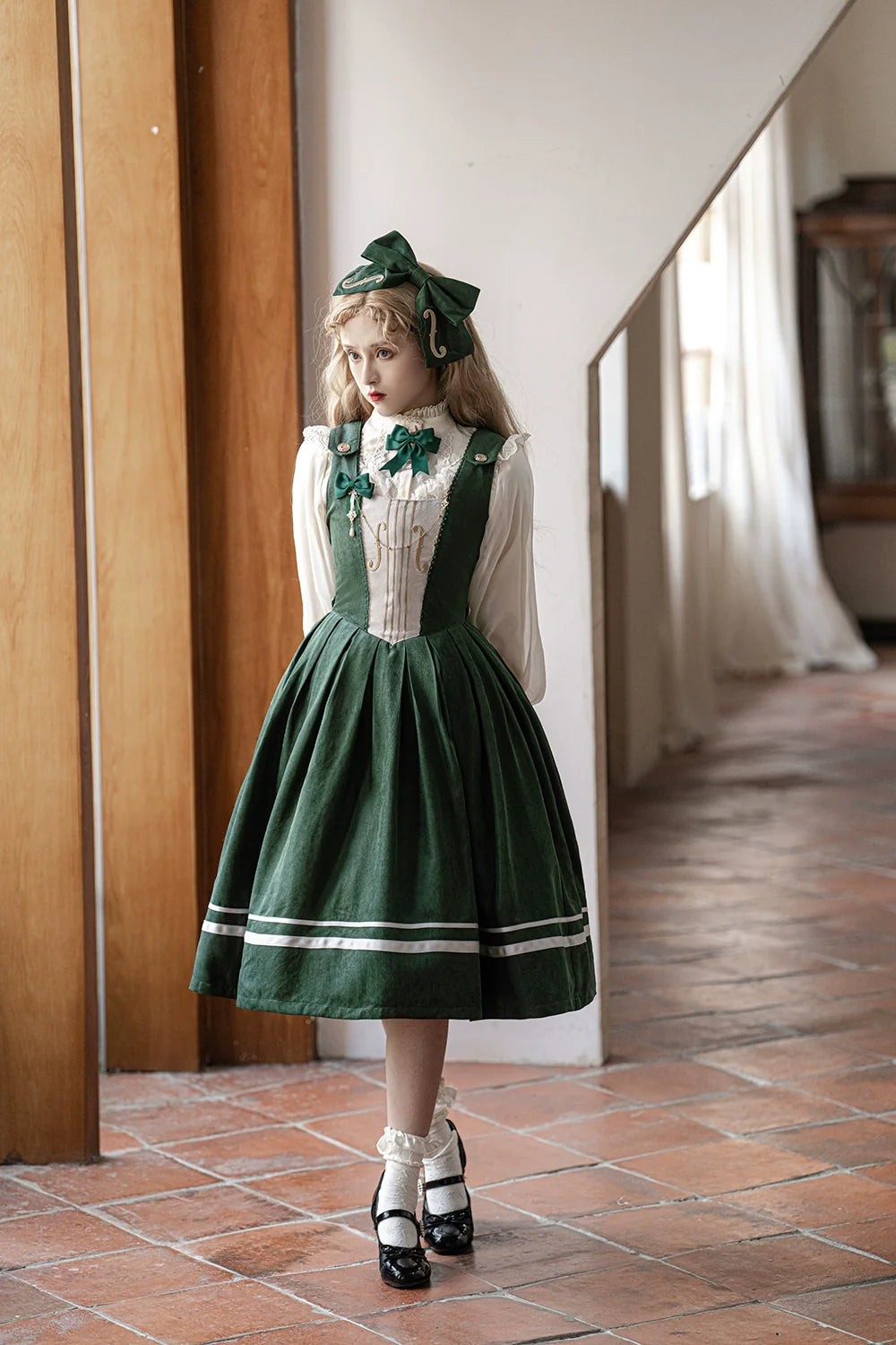Miss Point - Customized Lolita Jumper Dress - Elegant College Lolita JSK