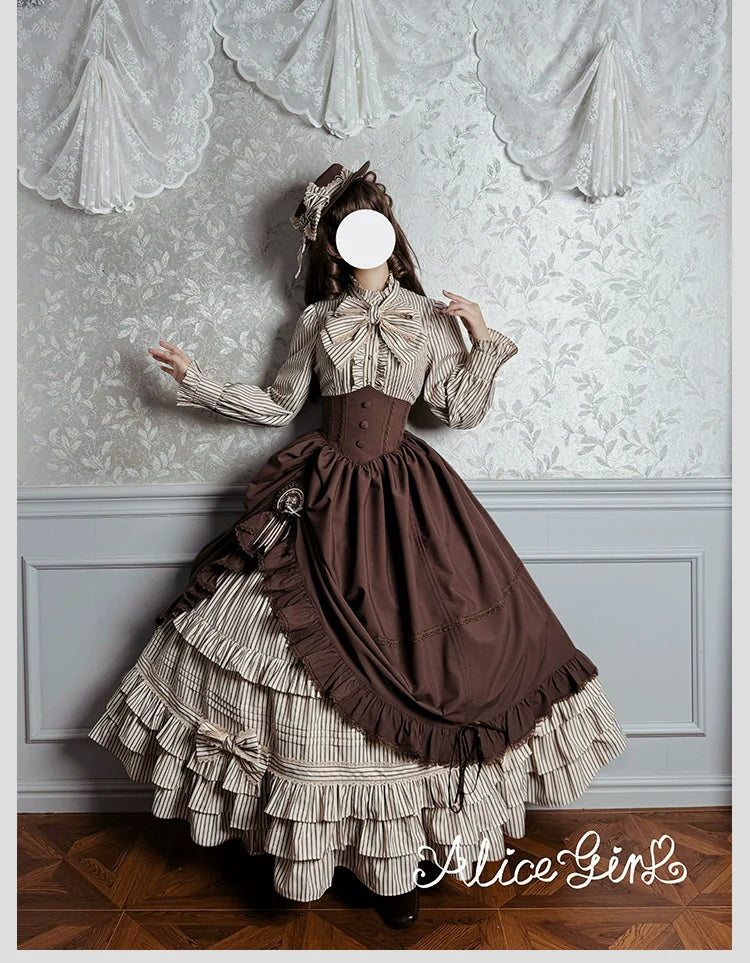 Alice Girl - Duke of Victoria - Classic Lolita Top Hat & Brooch